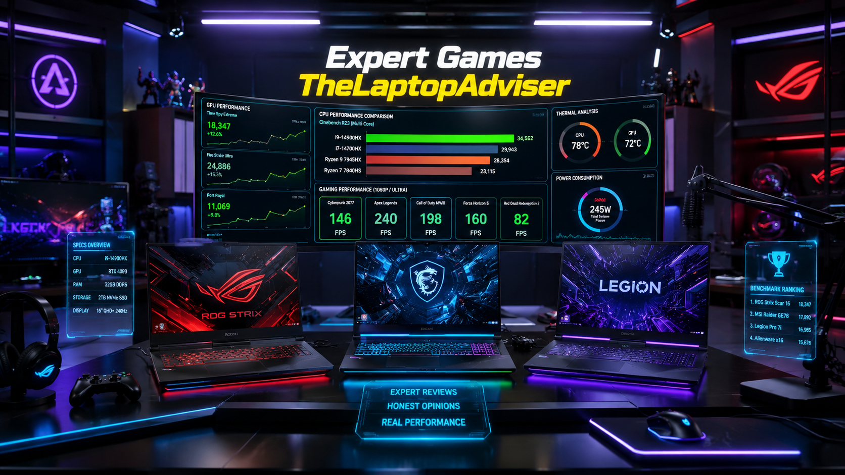 Expert Games TheLaptopAdviser: Best Gaming Laptop Guide for Every Budget