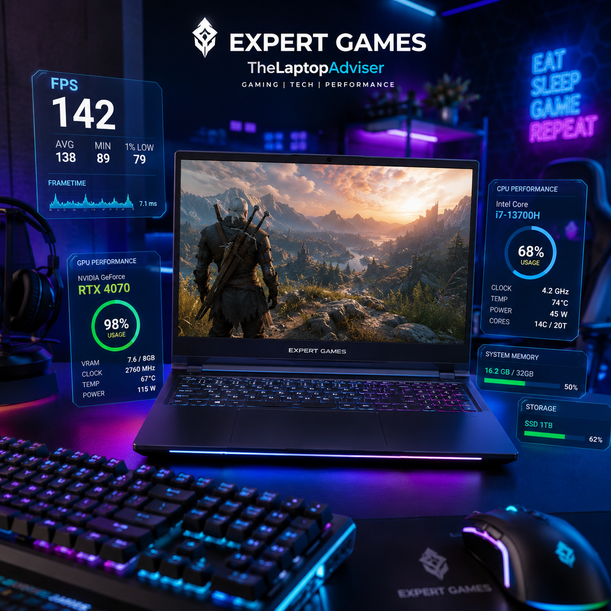 Expert Games TheLaptopAdviser Best Gaming Laptop Guide for Every Budget