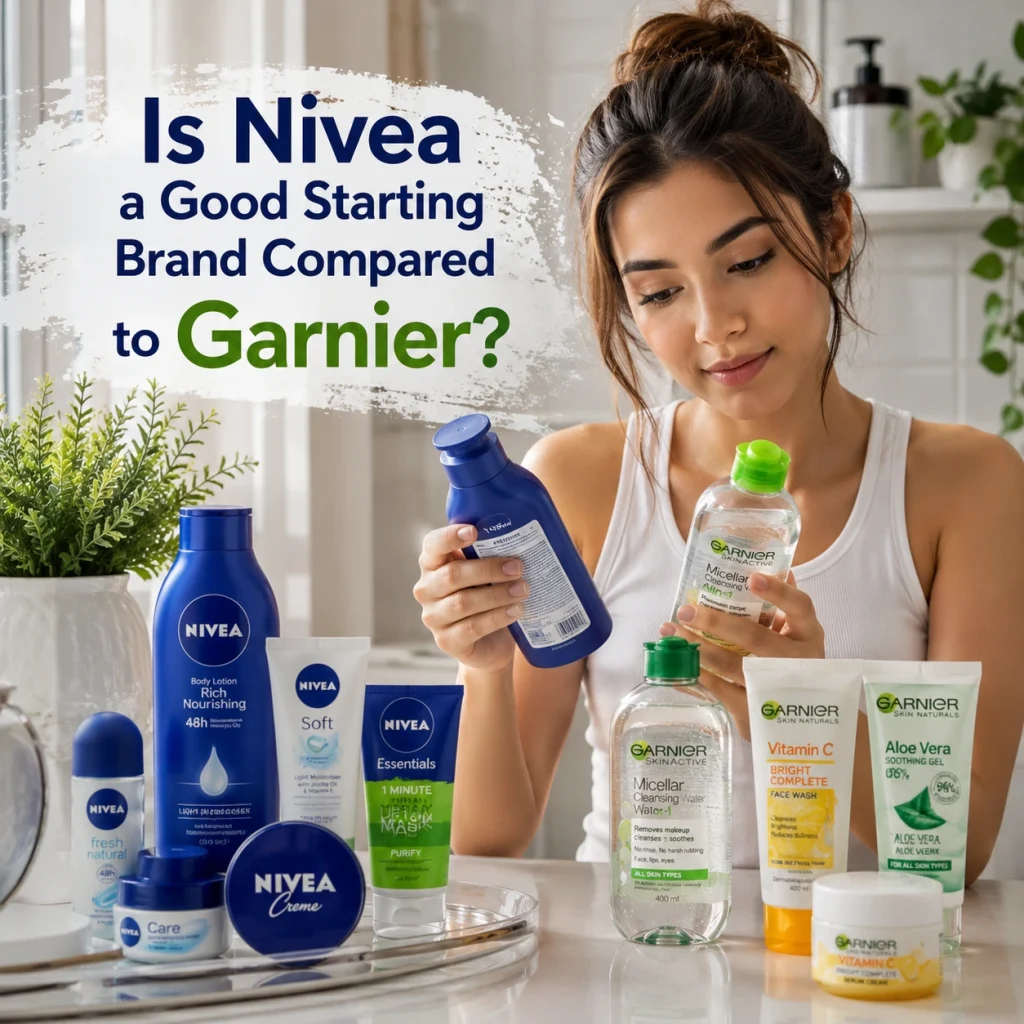 I'm a skincare beginner. is nivea a good starting brand compared to garnier
