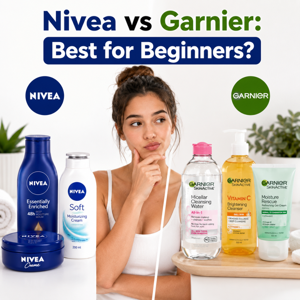 I'm a skincare beginner. is nivea a good starting brand compared to garnier